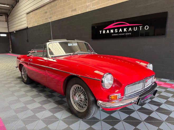 MG MGB B Mk2 Cabriolet - 1.8 92 CV - Expertise  Rouge de 1968