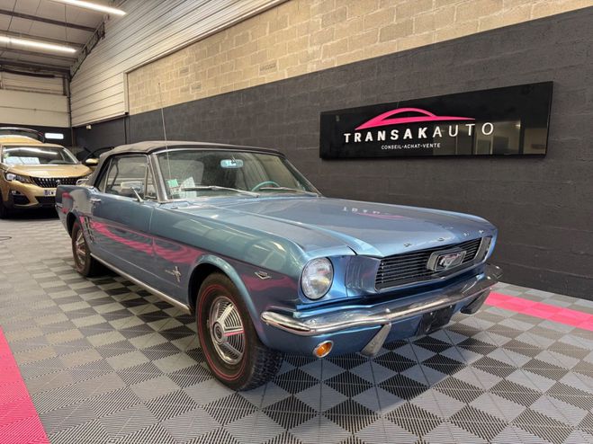 Cliquer pour voir la photo suivante Ford Mustang V8 4.7 225CV Bleu de 1966