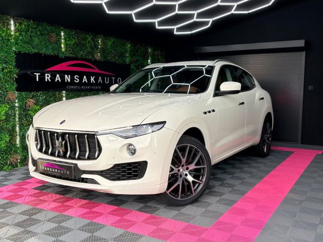 Maserati Levante 3.0 V6 Bi-Turbo 430 ch S Q4 ~ Suspension Blanc de 2016