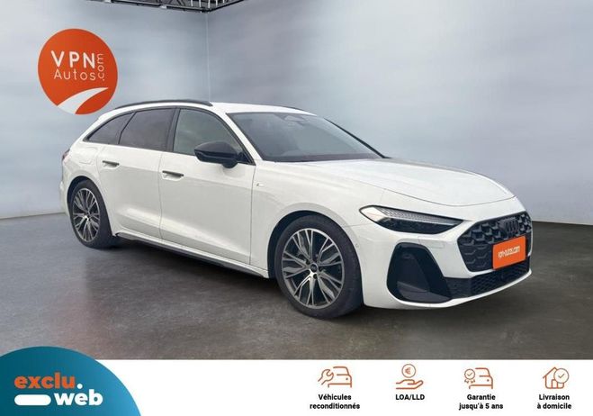 Audi A5 Avant TDI Hybride 204 ch S tronic 7 line Blanc de 2025