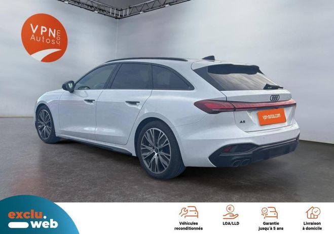 Audi A5 Avant TDI Hybride 204 ch S tronic 7 line Blanc de 2025