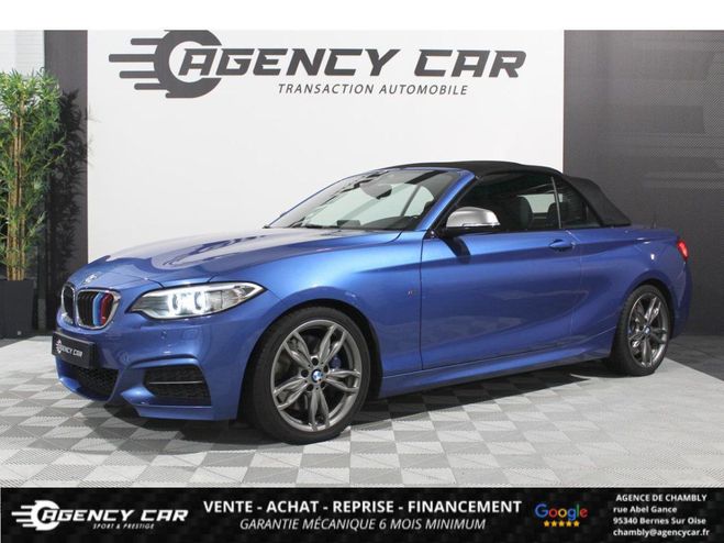 Cliquer pour voir la photo suivante BMW Serie 2 M240i F23 340CH xDrive Cabriolet M Perfo BLEU CLAIR de 2016