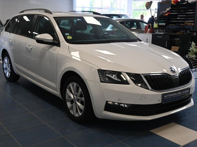 Skoda Octavia Combi 1.6 TDI 116 ch SCR FAP DSG7 Busine Blanc de 2018