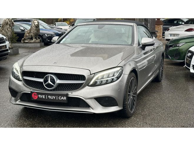 Mercedes Classe C 180 - BVA 9G-Tronic CABRIOLET - BM 205 A Argent Mojave de 2020
