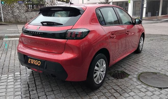 Peugeot 208 1.5 hdi 100 active ex-auto �cole garanti Rouge de 2022