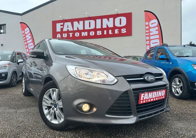 Ford Focus 1.6 Tdci 95Ch Trend 5P Gris de 2011