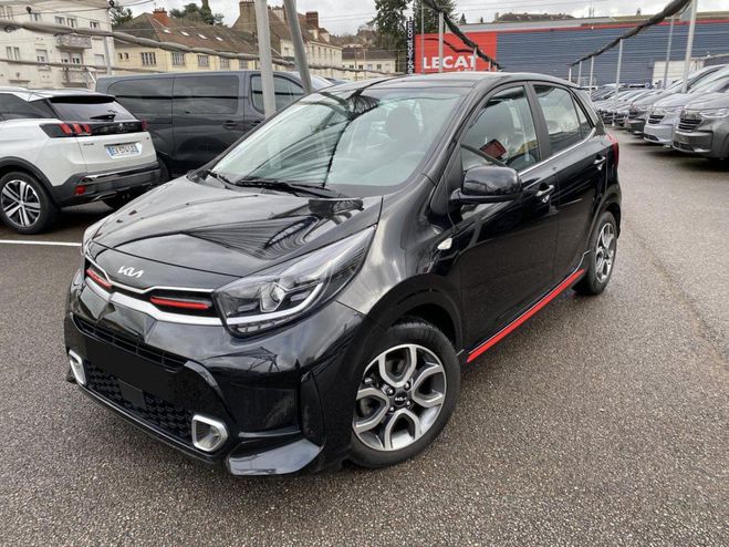 Cliquer pour voir la photo suivante Kia Picanto III (2) 1.2 DPI 84 ISG 4CV GT LINE BVA5 Noir Ébène de 2021