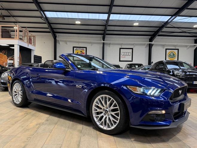 Ford Mustang CABRIOLET 5.0 V8 420 CV GT PREMIUM 2�MAI Bleu de 2016