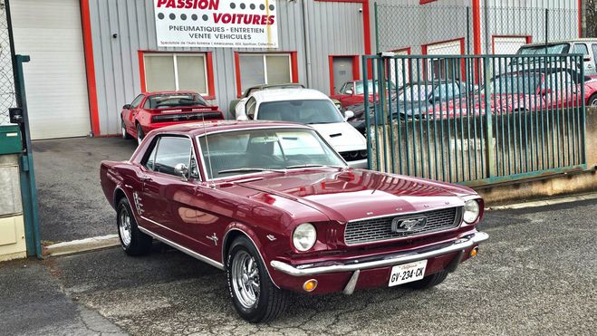 Ford Mustang V8 289 Burgundy de 1966