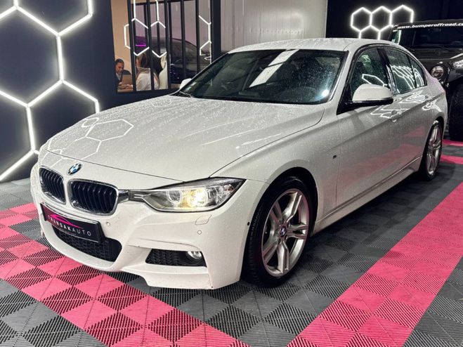 BMW Serie 3 F30 330d 258 ch M Sport BVA ~ Cam�ra ~ C Blanc de 2015