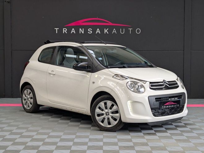 Citroen C1 1.0 72ch FEEL - MOTEUR A CHAINE - TOIT O Blanc de 2019