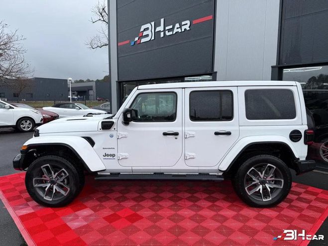 Jeep Wrangler 2.0 T 380H 270 4XE HYBRID PHEV 17.3KWH U Blanc de 2024