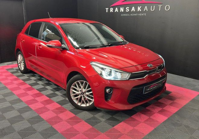 Cliquer pour voir la photo suivante Kia Rio 1.4L CRDi 90 ch ISG Connect SUIVI COMPLE Rouge de 2018