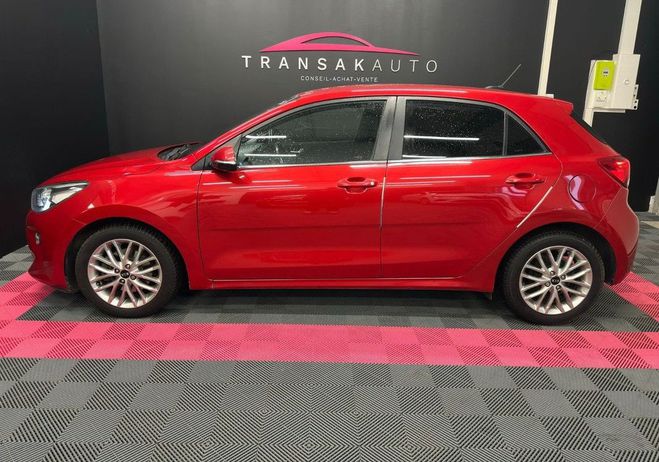 Kia Rio 1.4L CRDi 90 ch ISG Connect SUIVI COMPLE Rouge de 2018