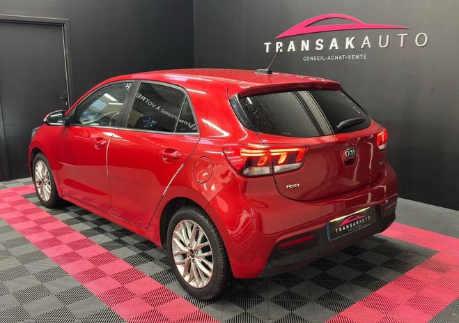 Kia Rio 1.4L CRDi 90 ch ISG Connect SUIVI COMPLE Rouge de 2018