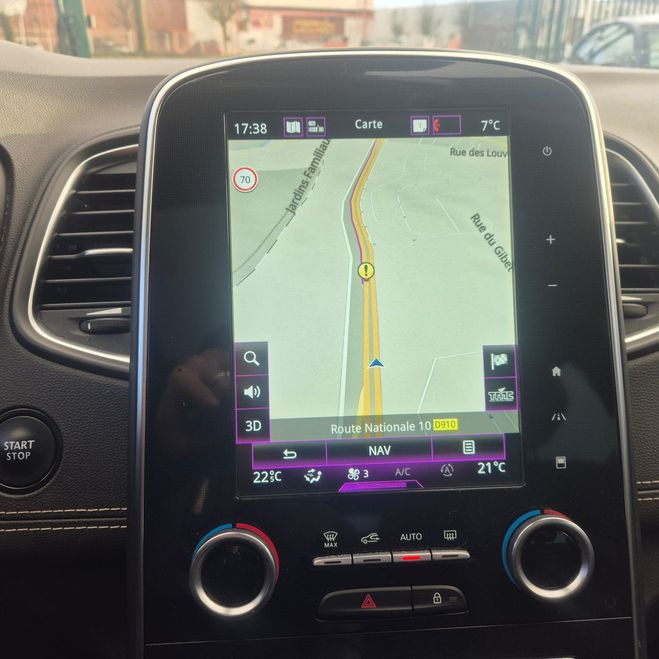 Renault Grand Scenic IV 1.3 TCE 140 ENERGY BUSINESS 7PL EXCEL Gris fonc� de 2018