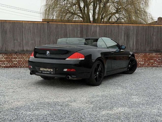 BMW Serie 6 630 i-cabriolet-led-leder-manueel-ohb-ca Noir M�tallis� de 