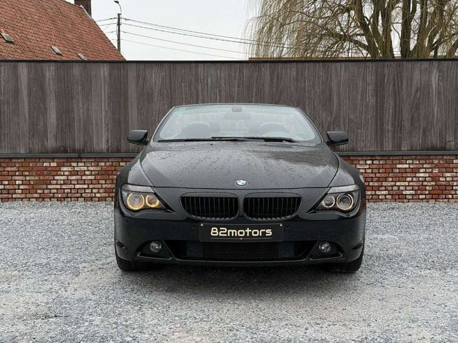 BMW Serie 6 630 i-cabriolet-led-leder-manueel-ohb-ca Noir M�tallis� de 
