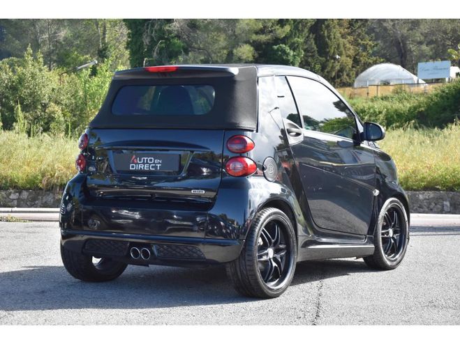 Smart Fortwo Cabrio 1.0i - 102 - BV Softouch CABRIOLE NOIR de 2010