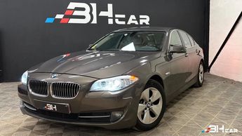  Voir d&eacute;tails -BMW Serie 5 520d 185 Luxury BVA ? Cuir Blanc Int�gra &agrave; Roanne (42)