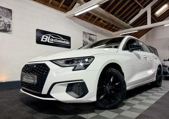 Cliquer pour voir la photo suivante Audi A3 Sportback 35 TFSI 150CH MILD HYBRID BUSI Blanc de 2022