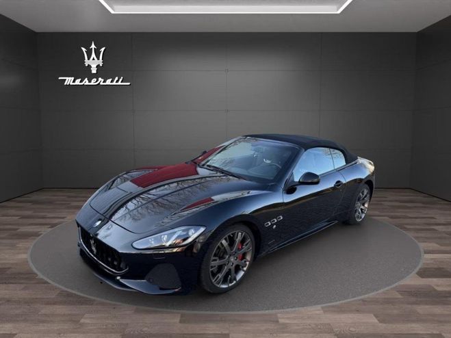 Maserati Grancabrio 4.7i V8 - 460 - BVA CABRIOLET Sport PHAS Noir metallise� de 2019