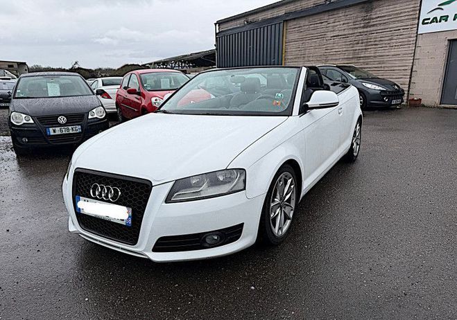 Audi A3 CABRIOLET 1.8 TFSI 160CH AMBITION LUXE S Blanc de 2008