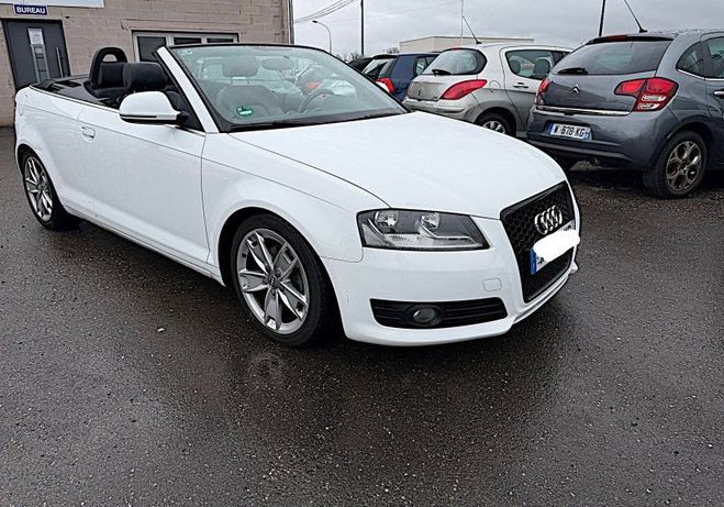 Audi A3 CABRIOLET 1.8 TFSI 160CH AMBITION LUXE S Blanc de 2008