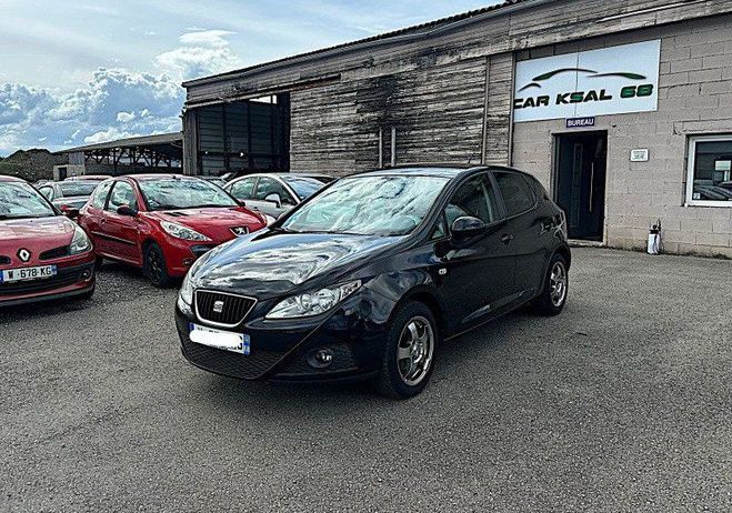 Cliquer pour voir la photo suivante Seat Ibiza 1.6 TDI90 FAP STYLE 5P Noir de 2010