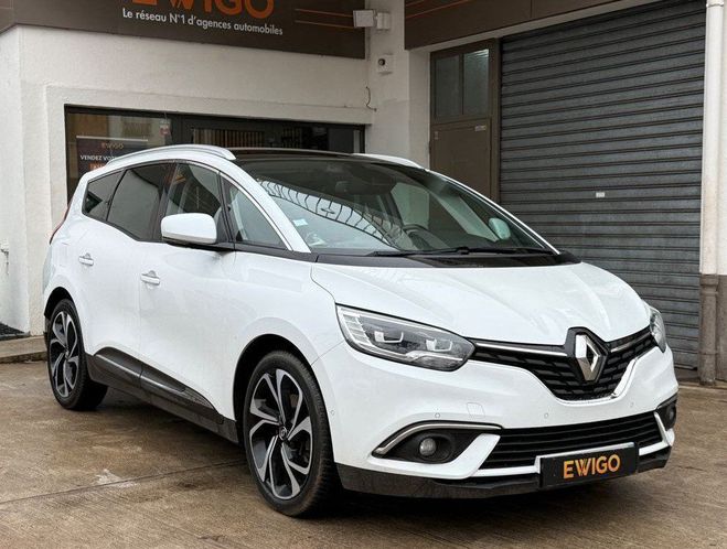 Cliquer pour voir la photo suivante Renault Grand Scenic iv 1.7 blue dci 120 intens 7 places at Blanc de 2018