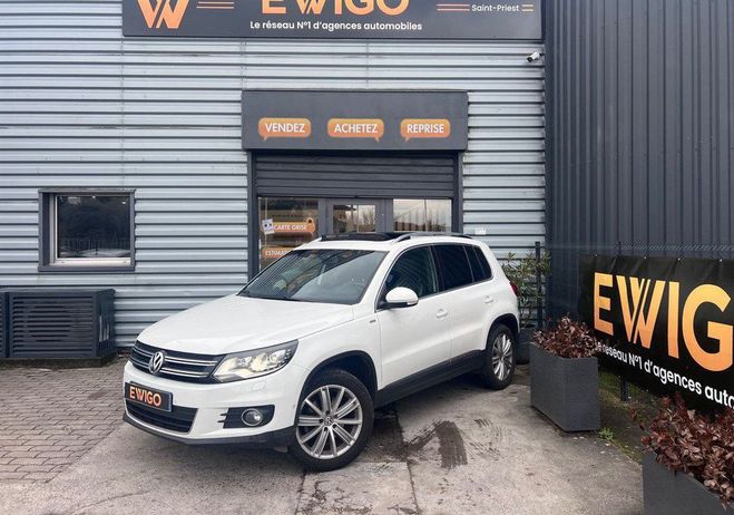 Volkswagen Tiguan 2.0 tdi 140ch 4x4 dsg6 toit ouvrant si�g Blanc de 2014