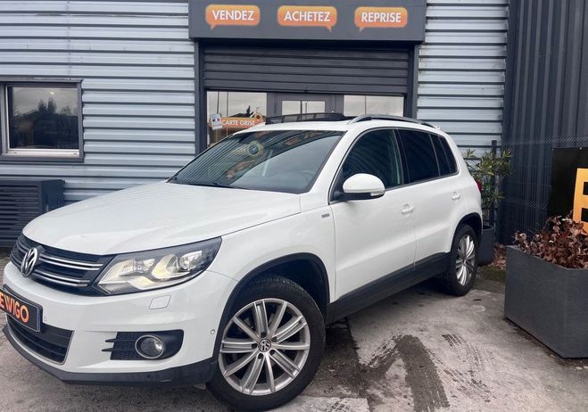 Volkswagen Tiguan 2.0 tdi 140ch 4x4 dsg6 toit ouvrant si�g Blanc de 2014