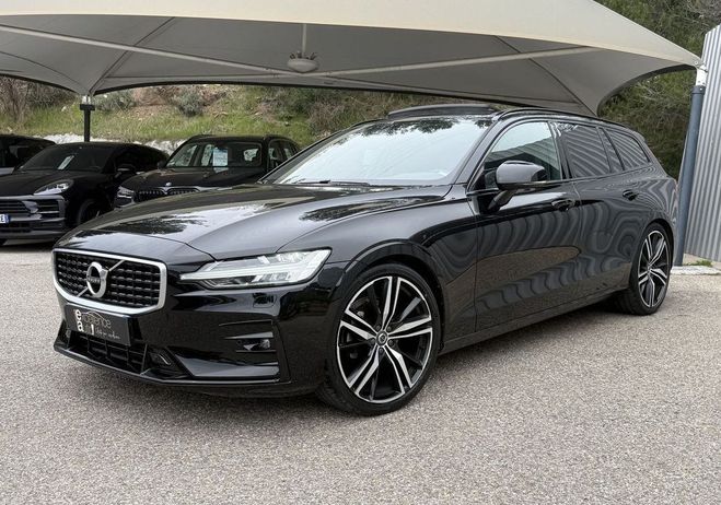 Volvo V60 D4 190CH AWD ADBLUE R-DESIGN GEARTRONIC Noir de 2019