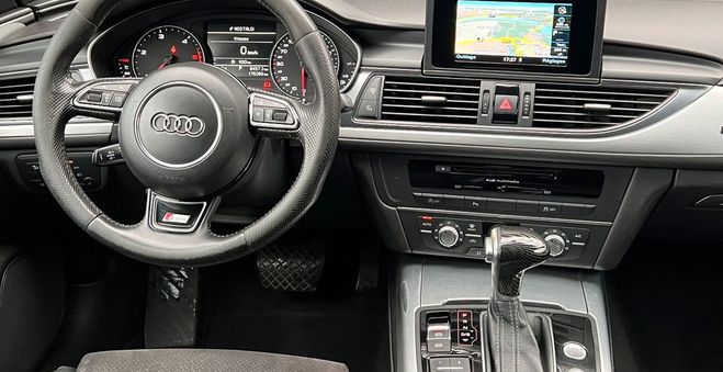Audi A6 3.0 V6 TDI 204ch S line quattro tronic 7 Noir de 2014