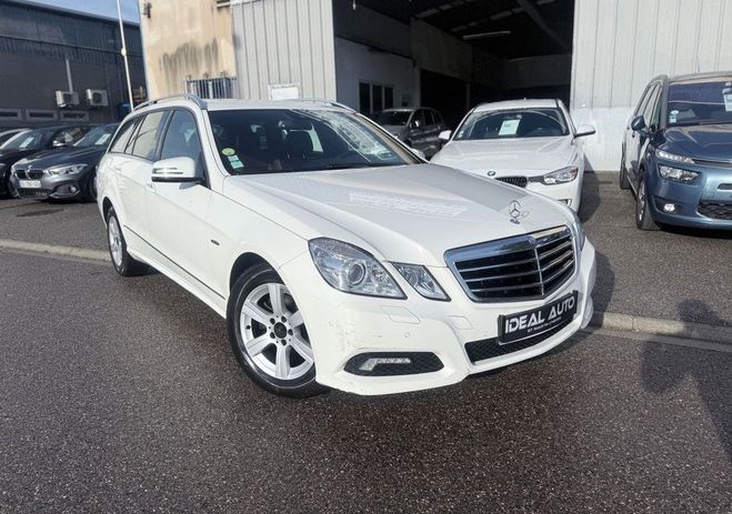 Mercedes Classe E 220 CDI bv6 Break El�gance Executive Blanc de 2010