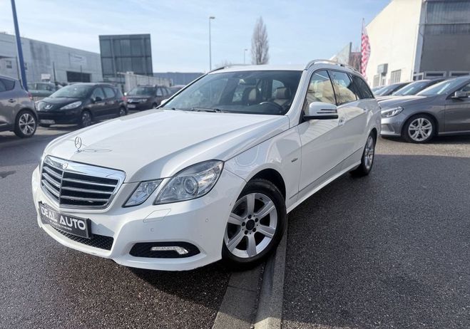 Mercedes Classe E 220 CDI bv6 Break El�gance Executive Blanc de 2010
