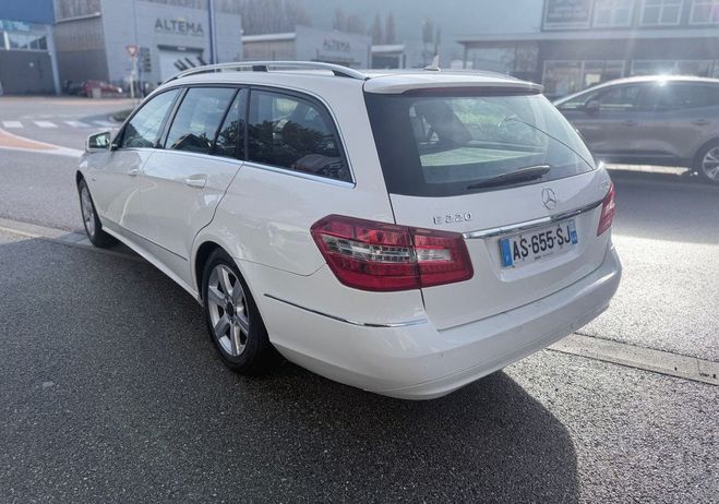 Mercedes Classe E 220 CDI bv6 Break El�gance Executive Blanc de 2010