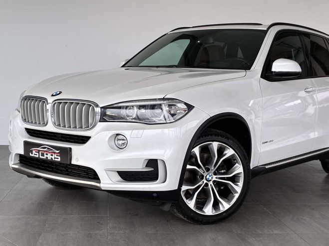BMW X5 3.0 dA xDrive40-GPS-T.O-CUIR-CAMERA-ATTE Blanc M�tallis� de 