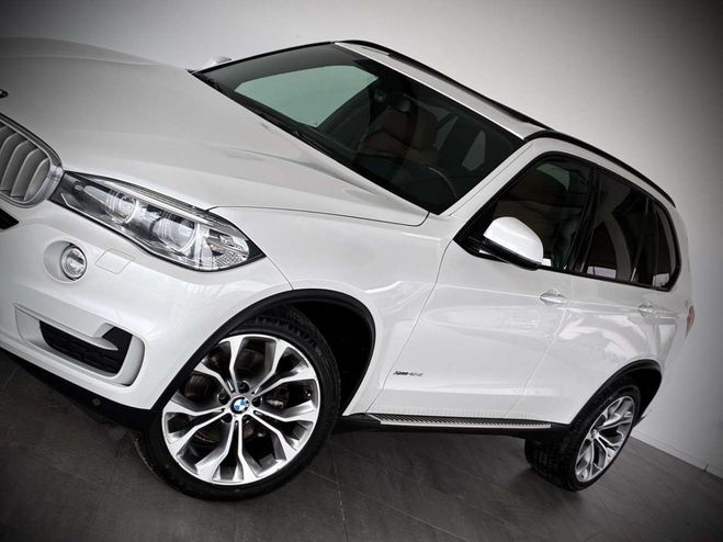 BMW X5 3.0 dA xDrive40-GPS-T.O-CUIR-CAMERA-ATTE Blanc M�tallis� de 