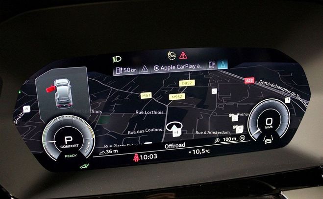 Audi A3 Sportback 40 TFSI E 204CH DESIGN S TRONI Noir de 2022