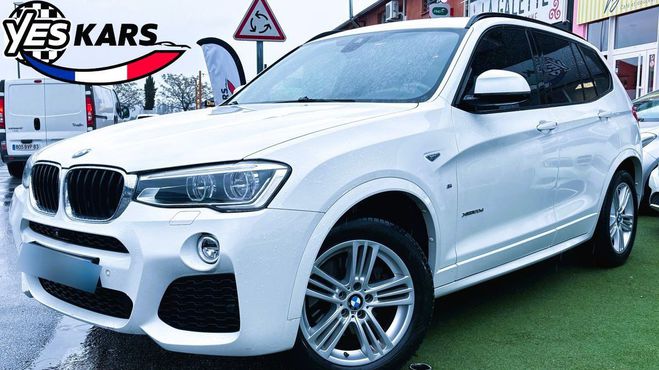 BMW X3 xDrive20dA 190ch M Sport-MOTEUR A CHAINE Blanc de 2017