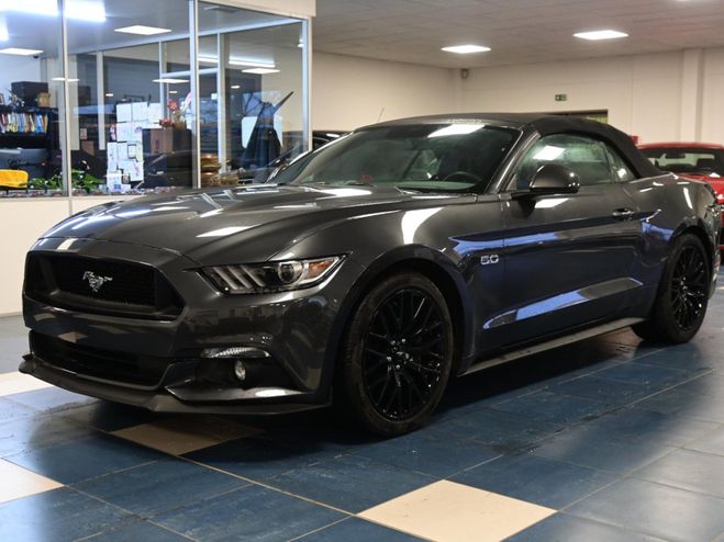 Ford Mustang CONVERTIBLE V8 5.0 421 GT Gris Magnetic de 2016