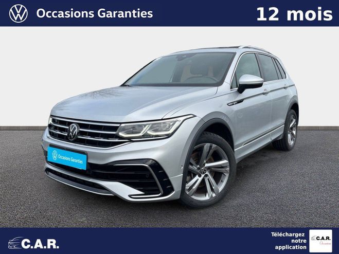 Cliquer pour voir la photo suivante Volkswagen Tiguan 2.0 TDI 200ch DSG7 4Motion R-Line Exclus Gris de 2023