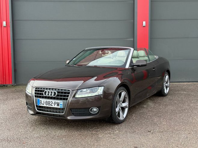 Audi A5 CABRIOLET V6 2.7 TDI 190 DPF Ambition Lu Marron de 2011