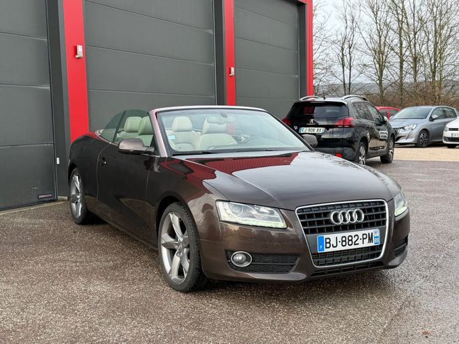 Audi A5 CABRIOLET V6 2.7 TDI 190 DPF Ambition Lu Marron de 2011