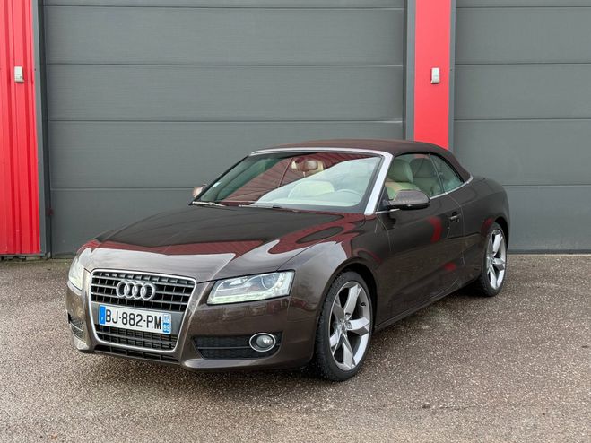 Audi A5 CABRIOLET V6 2.7 TDI 190 DPF Ambition Lu Marron de 2011