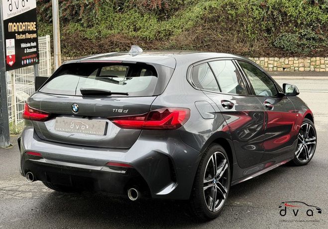BMW Serie 1 118d 150 ch M Sport Gris de 2021
