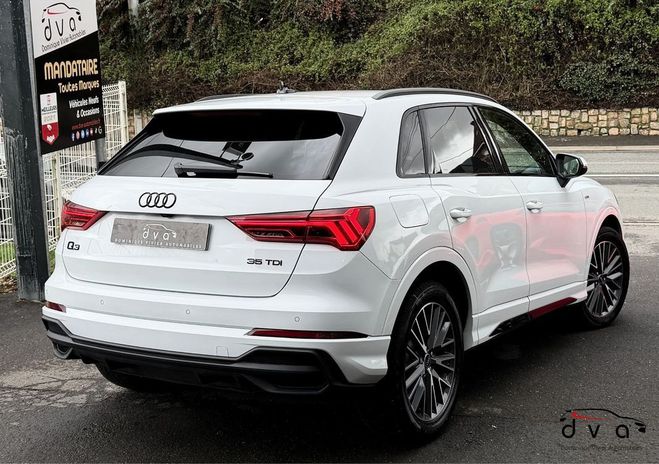 Audi Q3 35 TDI 150 ch S Line Tronic 7 Blanc de 2022