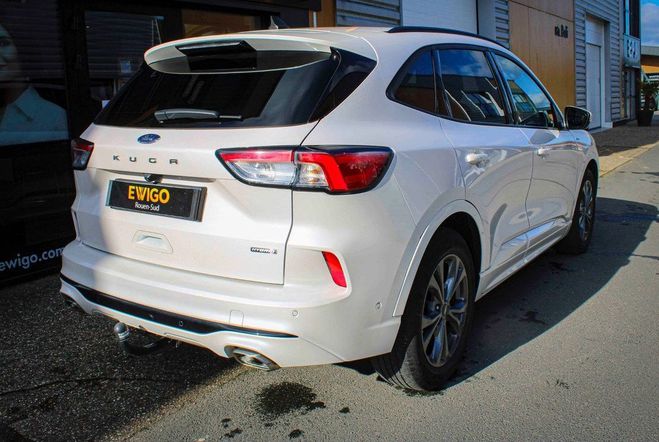 Ford Kuga 2.5 duratec 190 ch fhev e85 st-line x bv Blanc de 2022