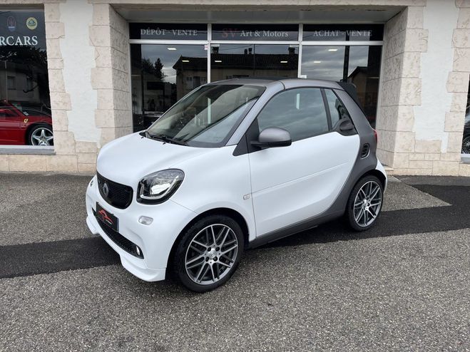 Smart Fortwo Cabriolet 109ch Brabus twinamic Blanc Mat de 2016